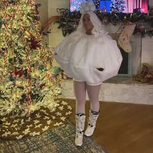 Fluffy White Cloud Costume for Kids